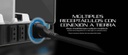 Forza Surge protector, 4 Tomas de Corriente, 4 USB Phone Holder