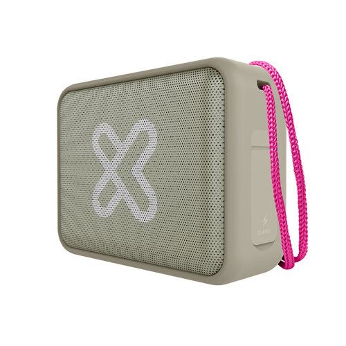 Klip xtreme Nitro bocina Bluetooth resistente al agua color beige