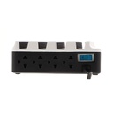 Forza Surge protector, 4 Tomas de Corriente, 4 USB Phone Holder