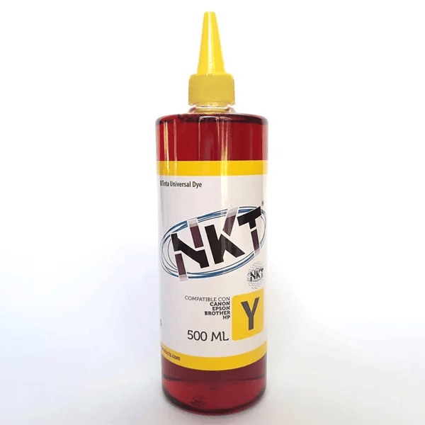 Nkt tinta amarillo para epson y canon 500ml