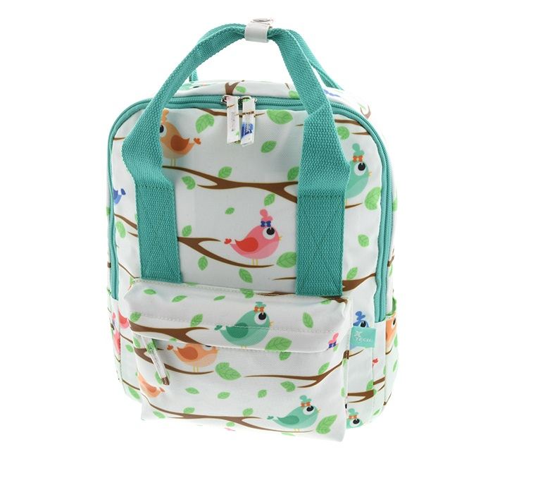 Xtech Kaya mochila de 12&quot;, diseño estampado con detalles en turquesa