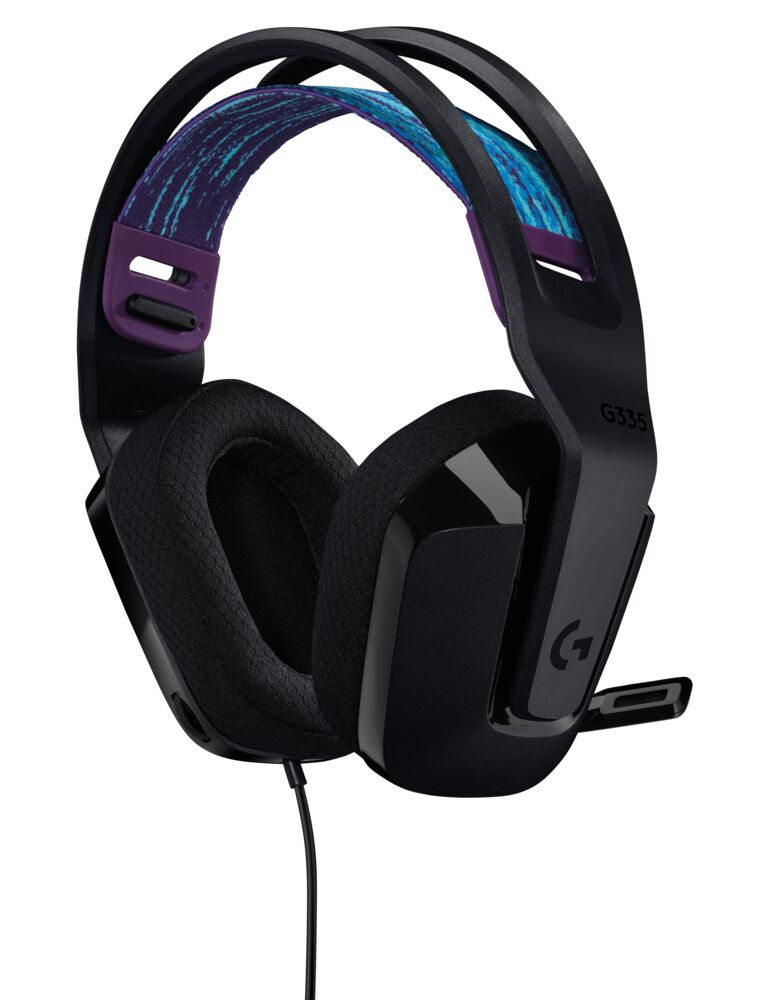 Logitech G335 Audifono Gaming 3.5mm microfono negro