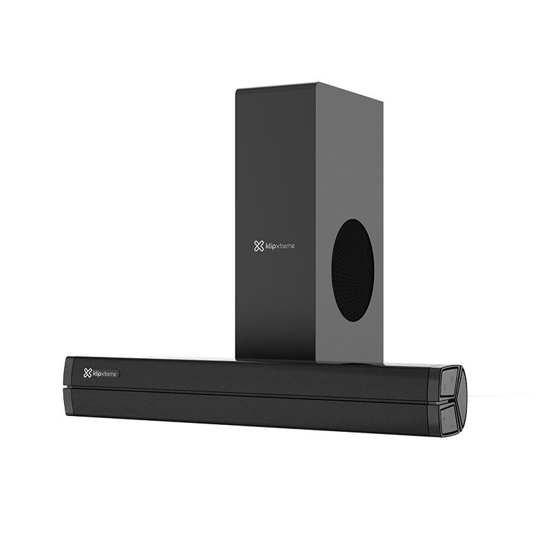Klip Xtreme ThunderZound, Barra de sonido, BT, 120w, HDMI, Aux-3.5mm, USB