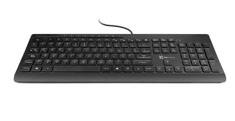 Klip xtreme Compass Teclado multimedia ultradelgado