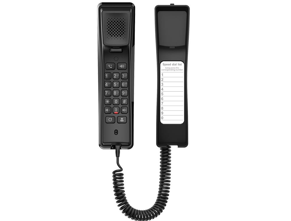 Fanvil teléfono ip alámbrico sin pantalla 2 lineas SIP 