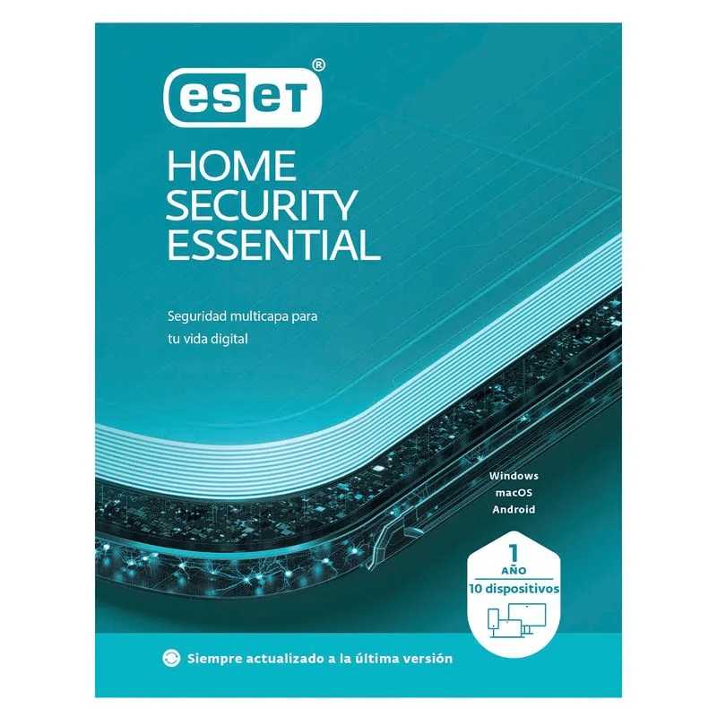 Eset nod32 antivirus, Home Security Essential, 1pc 1año, version tarjeta