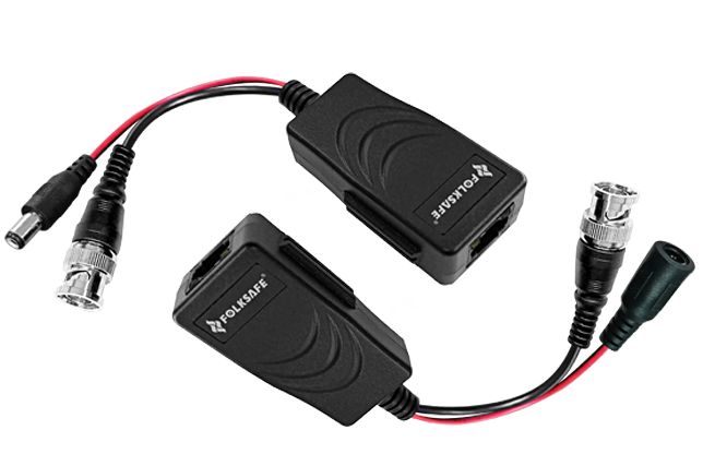 Folksafe video balun pasivo RJ-45