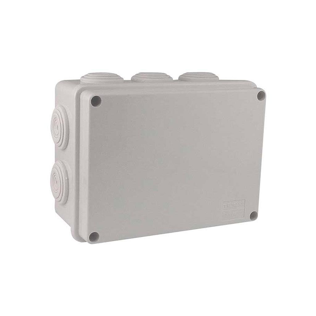 Tibox Caja plastica de registro rectángulo mediano