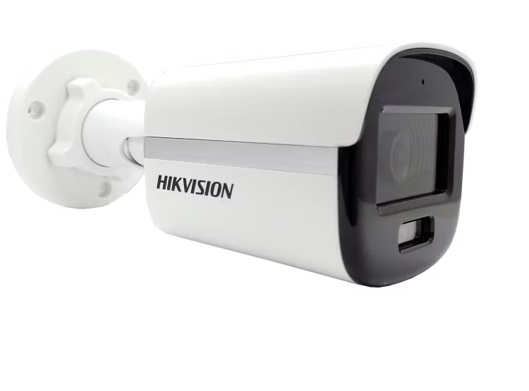 Hikvision colorvu camara analoga, bala, 2mp 20m, microfono IP67