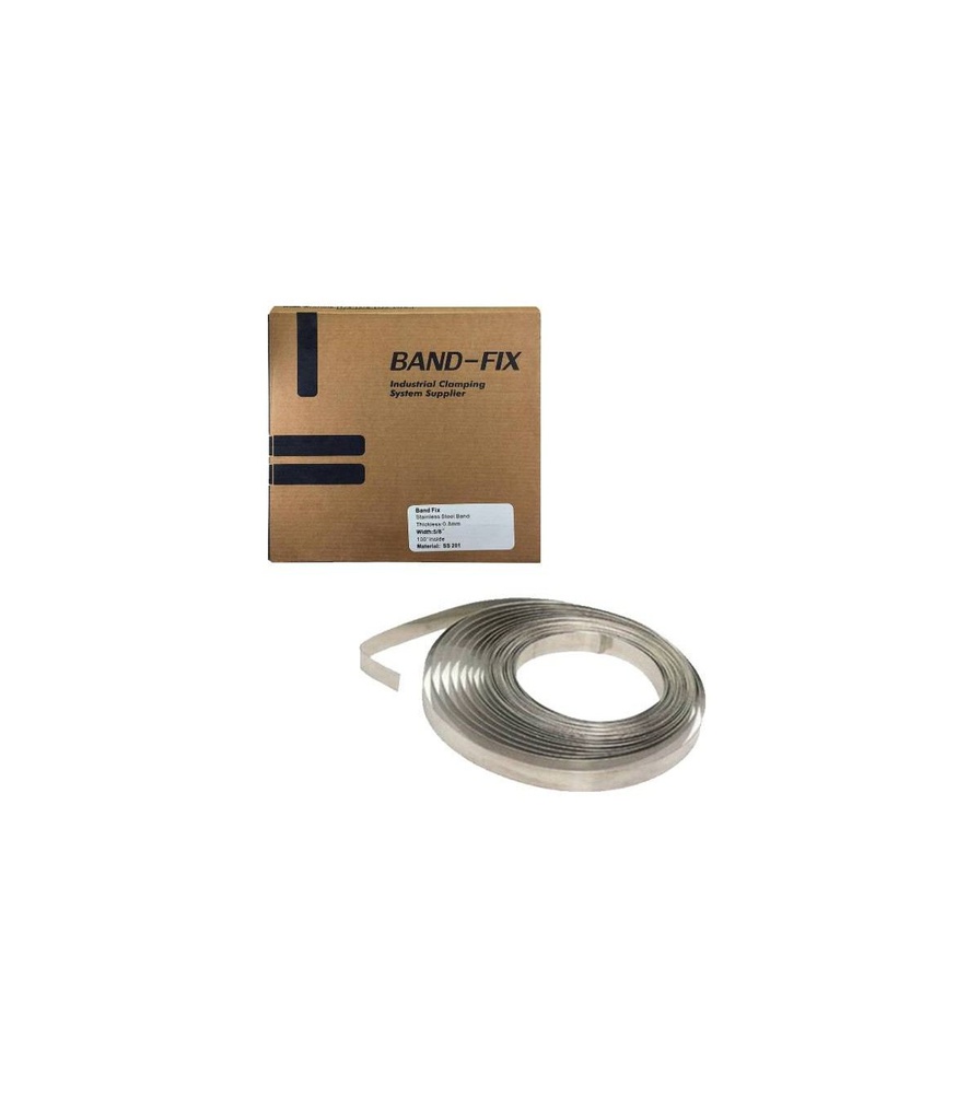 Bandfix cinta metálica 3/4&quot;, 30 metros, 100 pies
