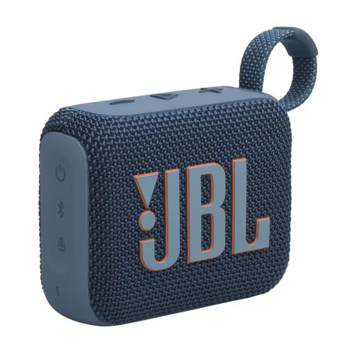 JBL Speaker Go4 bocina, BT, 7h, resistente al agua y al polvo, azul
