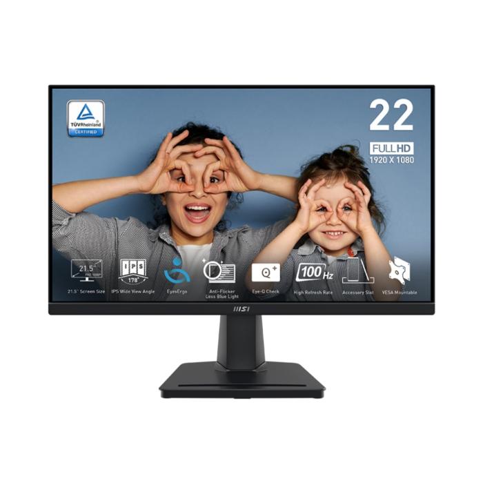 MSI PRO MP225 Monitor de 22&quot;, IPS, Full HD, HDMI,VGA, 100 Hz