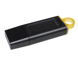 [DTX/128GB] Kingston exodia memoria usb, 128gb, color negro amarillo
