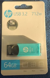 [HPFD712LB-64] Hp 712w memoria usb, 64gb, celeste negro