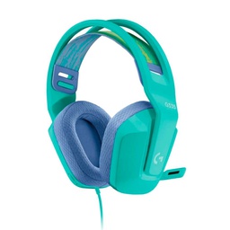 [981-001023] Logitech G335 Audifono 3.5mm, microfono, color menta, Gaming