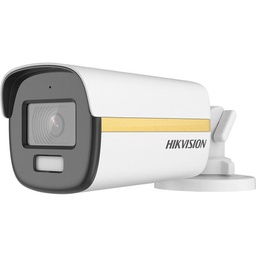 [DS-2CE12DF3T-FS] Hikvision ColorVu camara analoga bala 2mp 40m, plastico metal microfono