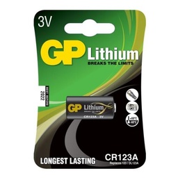 [GPCR123AP] Batería GP Litio pro CR123A 3v