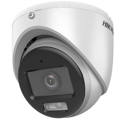 [DS-2CE70KF0T-LMFS] Hikvision cámara, dual light, ColorVu, 3K, domo, 20m, metal, micrófono, IP67