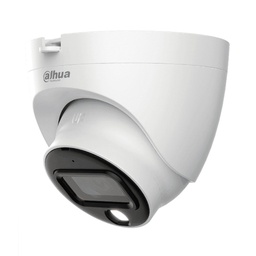 [DH-HAC-HDW1209CLQN-LED] Dahua cámara domo, Full Color, 2MP, 20mts IR, micrófono