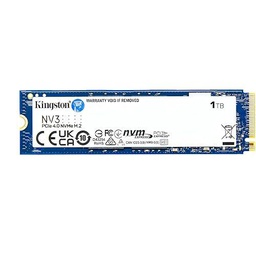 [SNV3S/1000G] Kingston nv3 ssd interno, 1TB, M.2 2280, PCIe 4.0 x4 NVMe, 6.000/4.000 MB/s