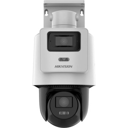 [DS-2SE2C400MWG-E/14] Hikvision camara, TandemVu 4MP+4MP, IP, PT, Dual light, micrófono, Ranura microSD, IP66