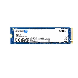 [SNV3S/500G] Kingston nv3 ssd interno, 500gb, M.2 2280, PCIe 4.0 x4 NVMe, 5,000/3,000MB/seg